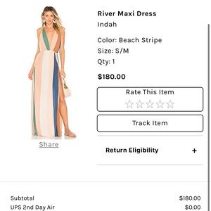 Never worn maxi dress